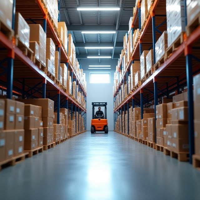 Warehouse racks for 3PL logistics management