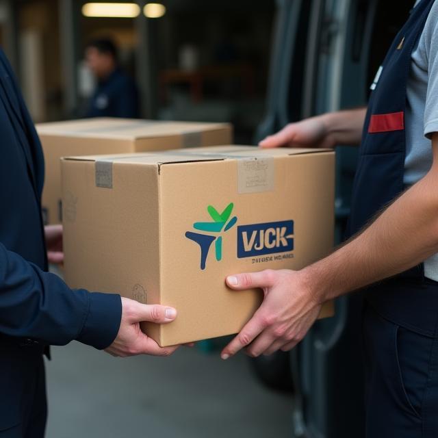 Courier loading box for same-day Brisbane delivery
